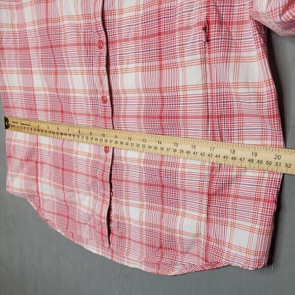 Duluth Trading Womens Sz XS Roll Tab Sleeve Fishing Hiking Vented Shirt Tunic - Picture 15 of 15